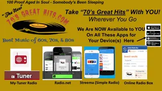 70sgreathits - #1 For 70's And More. Live 8 PM Wed Night