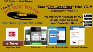 70sgreathits - #1 For 70's And More. Live 8 PM Wed Night